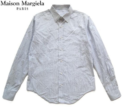 Maison Margiela Striped Tab Collar Shirt by Martin Margiela #QY07TK