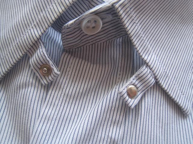 Maison Margiela Striped Tab Collar Shirt by Martin Margiela #QY07TK