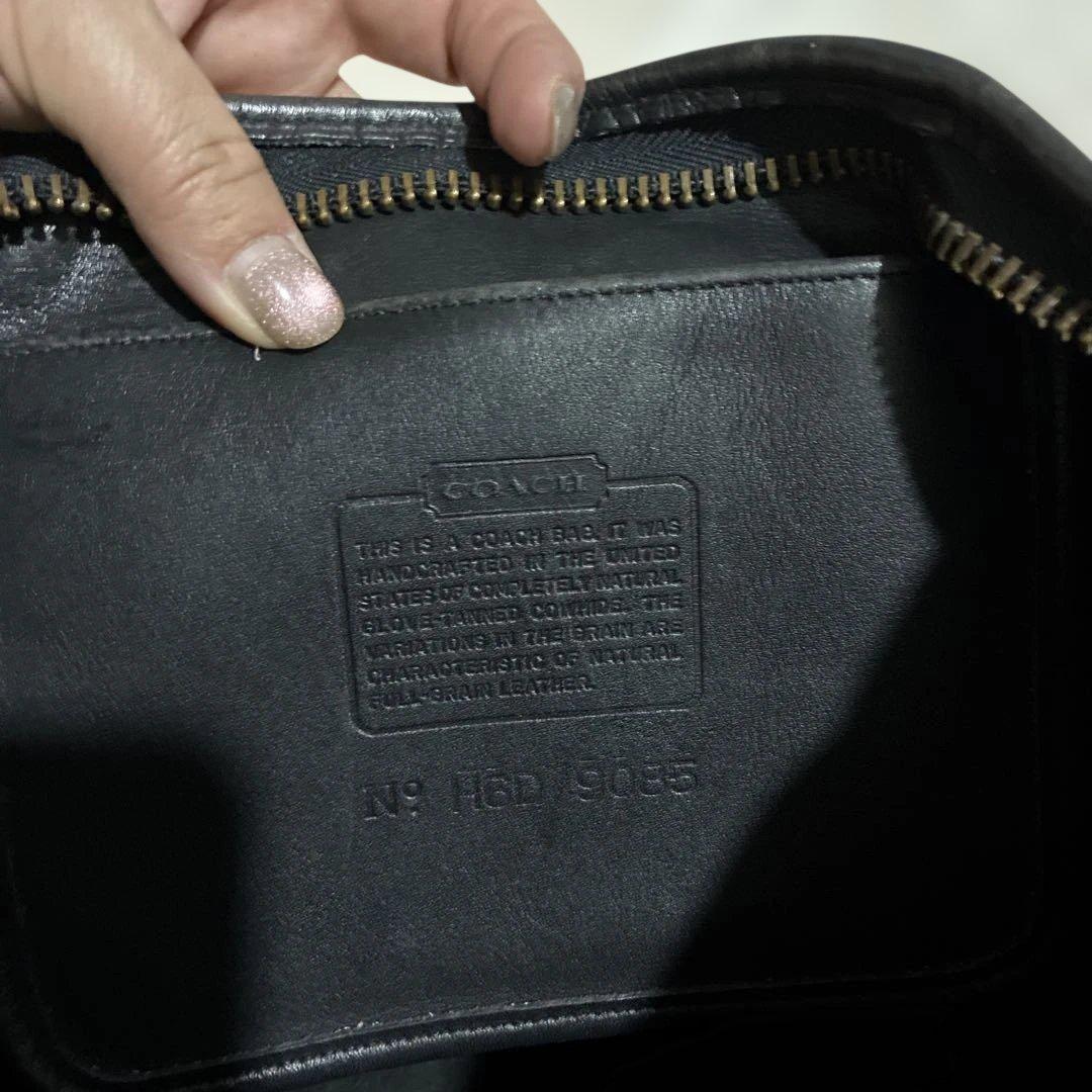 COACH Old Coach Black Shoulder Bag #QY55PT
