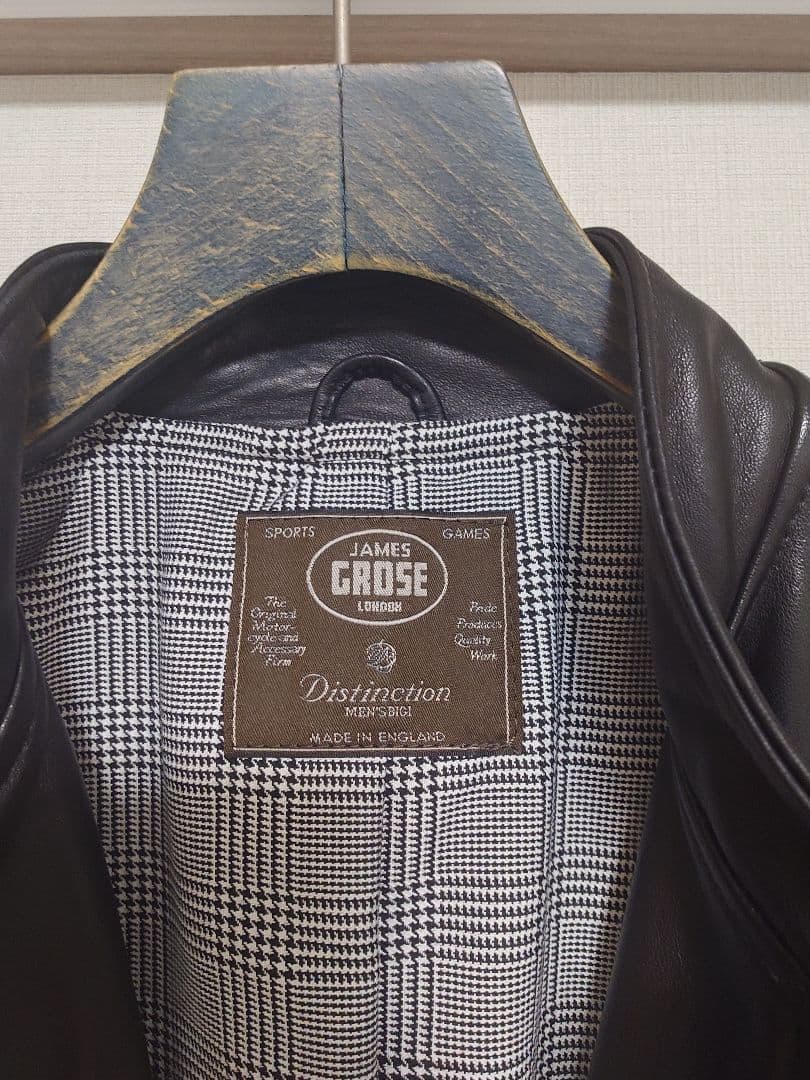JAMESGROSE Distinction special edition single rider's jacket #QYEDP5
