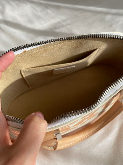 LOUIS VUITTON Alma PM Monogram Handbag White #QYB6I7