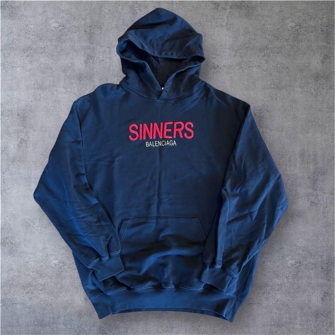 BALENCIAGA SINNERS black hoodie #QYIG9M