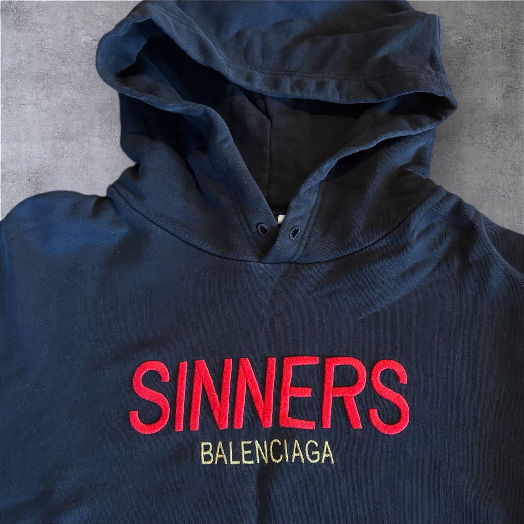 BALENCIAGA SINNERS black hoodie #QYIG9M