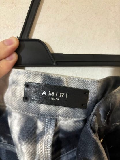 AMIRI Cracked Tie-Dye Carpenter Jeans #QY5LH1