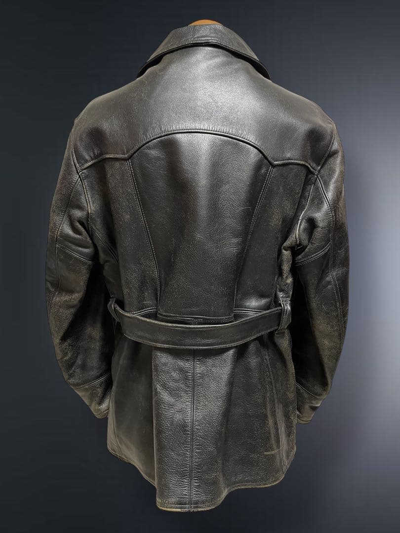 The Real McCoy's Ruffwear Horsehide Car Coat, Size 36, Aging #QYKDOT
