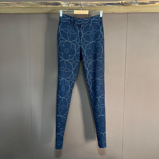 LOUIS VUITTON 21SS Monogram Flower Wool Slacks Pants #QYAARB