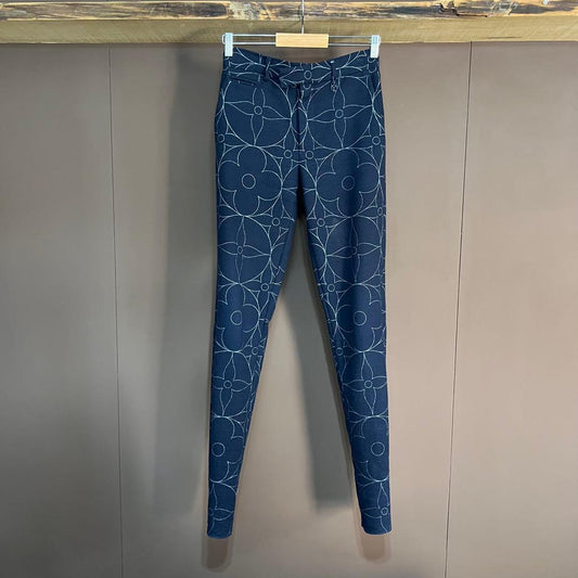 LOUIS VUITTON 21SS Monogram Flower Wool Slacks Pants #QYAARB