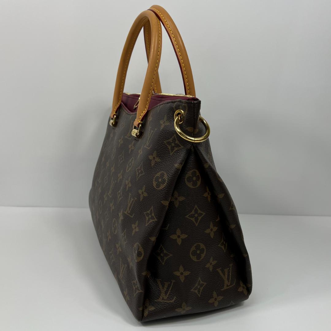 Louis Vuitton Pallas MM M40906 Monogram Brown Handbag #QYF0FX