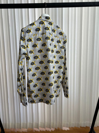 PRADA Prada shirt, all-over print, size 38, purchased directly from the #PG12VK