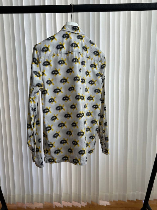 PRADA Prada shirt, all-over print, size 38, purchased directly from the #PG12VK