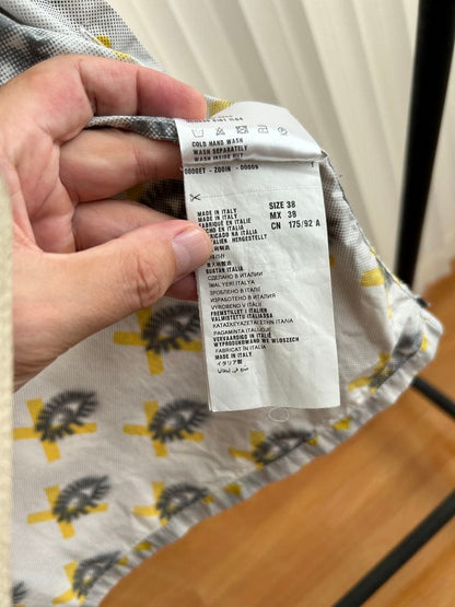 PRADA Prada shirt, all-over print, size 38, purchased directly from the #PG12VK