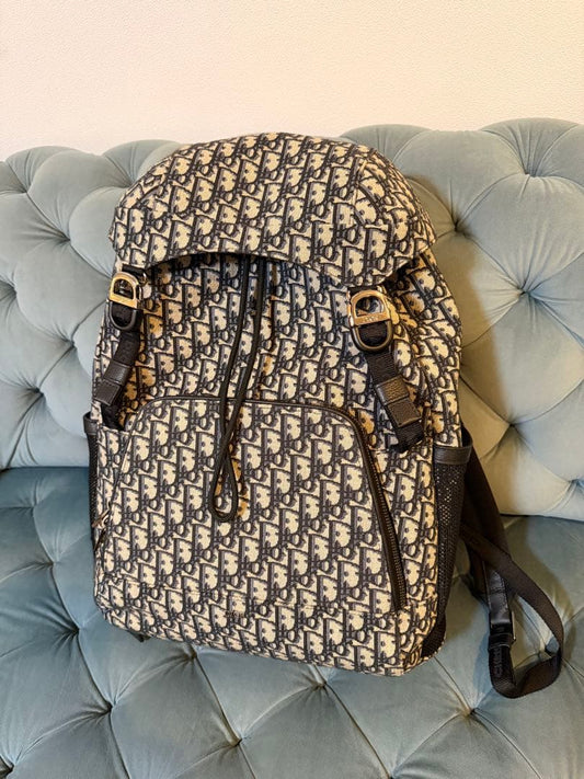 DIOR 8 Flap Oblique Jacquard Backpack 2024 #QY30OJ