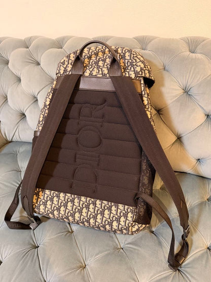 DIOR 8 Flap Oblique Jacquard Backpack 2024 #QY30OJ