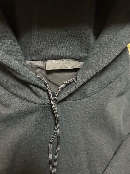 PRADA black hoodie with hood #QYJXOS