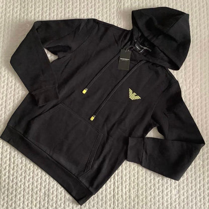 EMPORIO ARMANI Emporio Armani hoodie in black #QY90S4