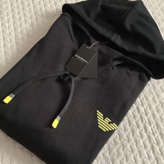 EMPORIO ARMANI Emporio Armani hoodie in black #QY90S4