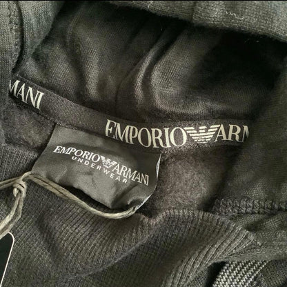 EMPORIO ARMANI Emporio Armani hoodie in black #QY90S4