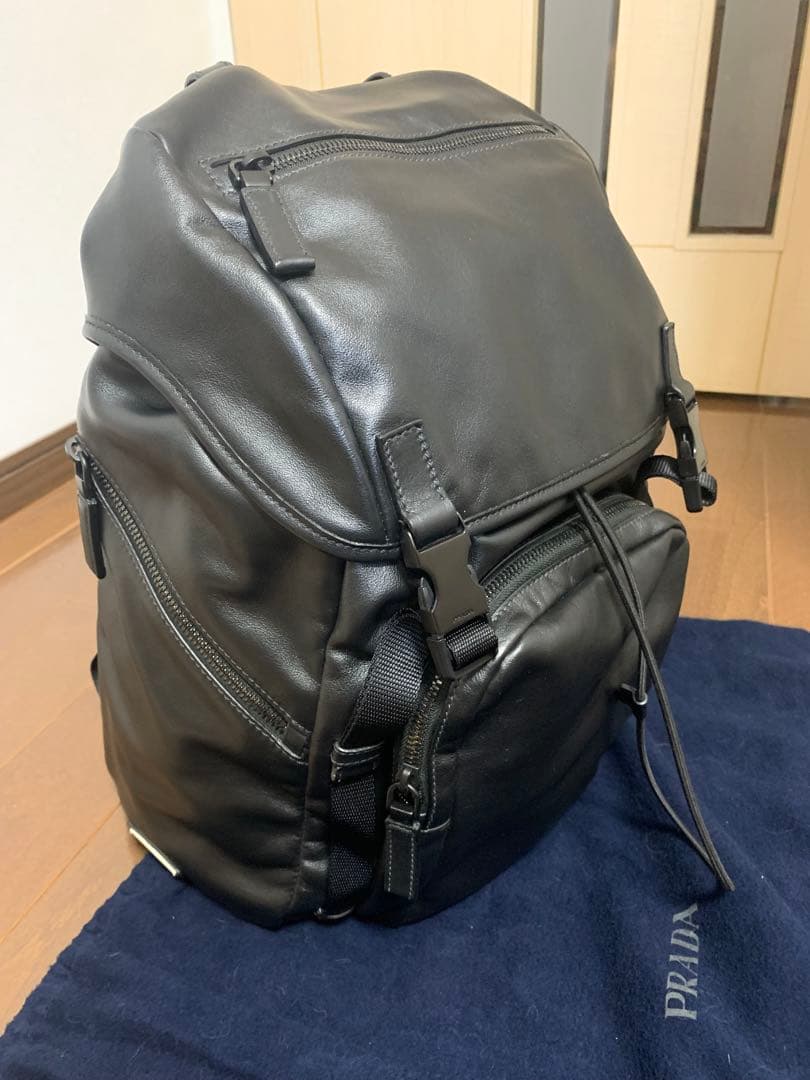 PRADA 2VZ135 Backpack Black Leather #QYCNZB