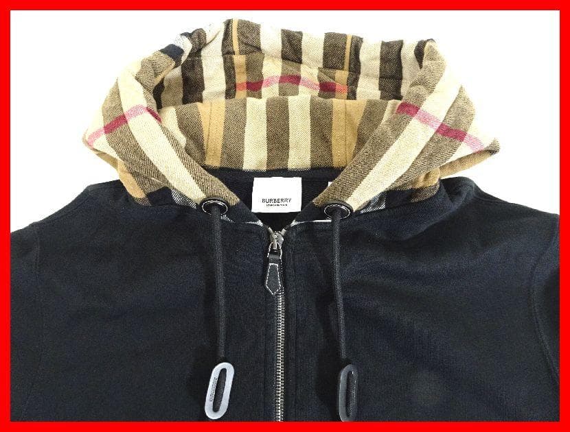Burberry Nova Check Hoodie, Size XS, M-468 #QYJY77