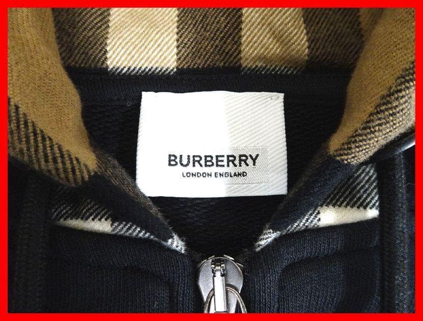 Burberry Nova Check Hoodie, Size XS, M-468 #QYJY77