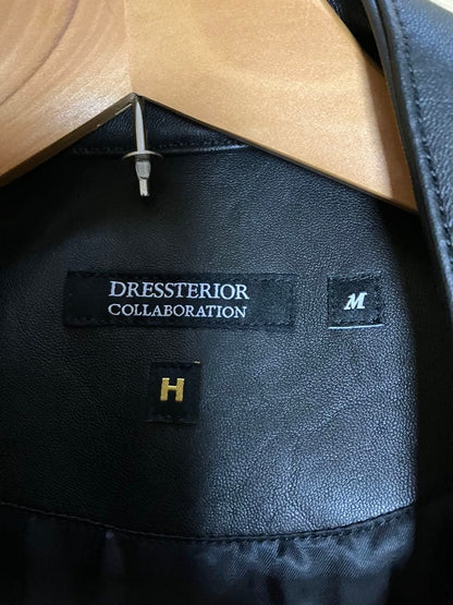 Yoshimasa Hoshiba Dressteria Collaboration Leather Rider Jacket Size M #QY8635