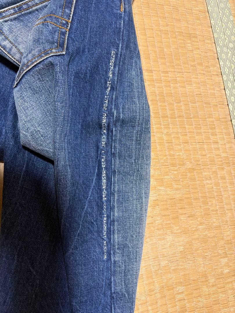 Moncler fragment denim size 46 by Hiroshi Fujiwara #QY25Z1