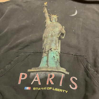 BALENCIAGA PARIS LIBERTY HOODIE BLACK #QYAAYB