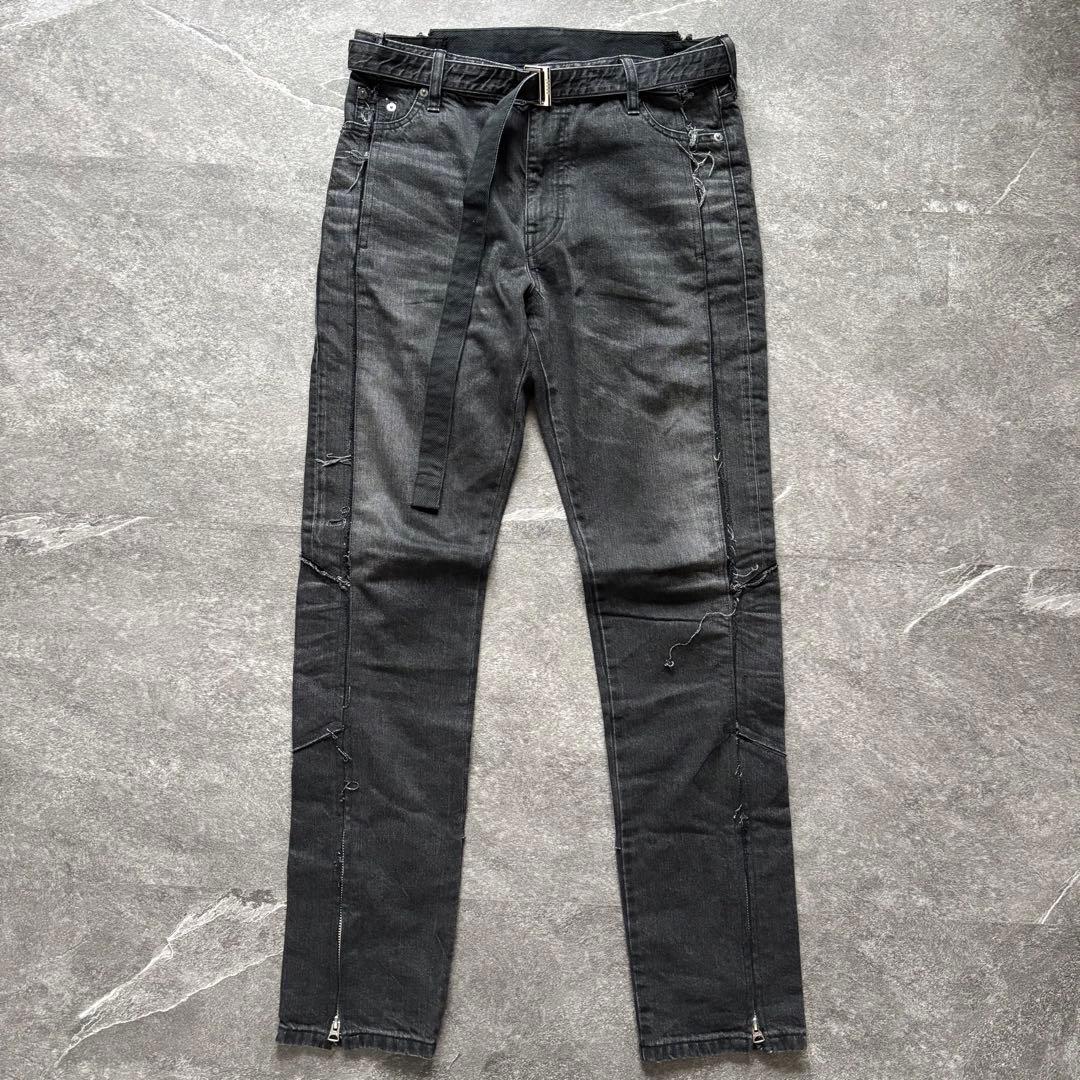 sacai 2021AW Belted Denim Pants #PCGR70