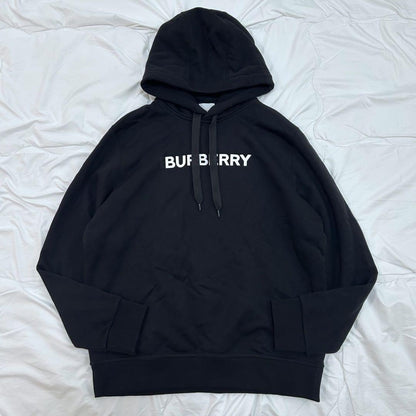 BURBERRY logo print cotton hoodie #QYCVMV