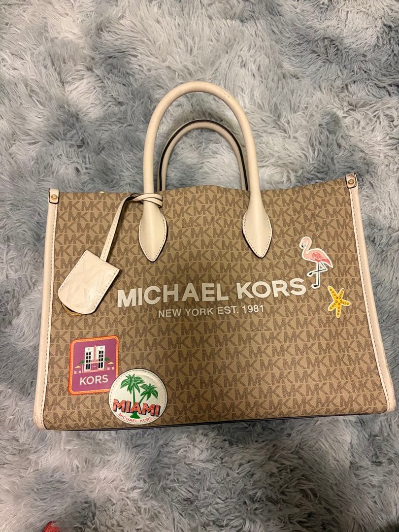 MICHAEL KORS Tote Bag Used Mint #QYL1BF
