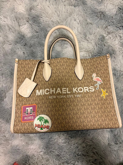 MICHAEL KORS Tote Bag Used Mint #QYL1BF
