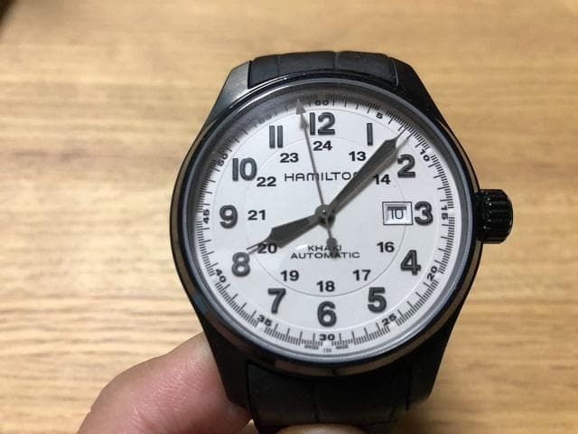 Hamilton Khaki Field Auto H706850 Swiss Made Rubber Strap #QY73TS