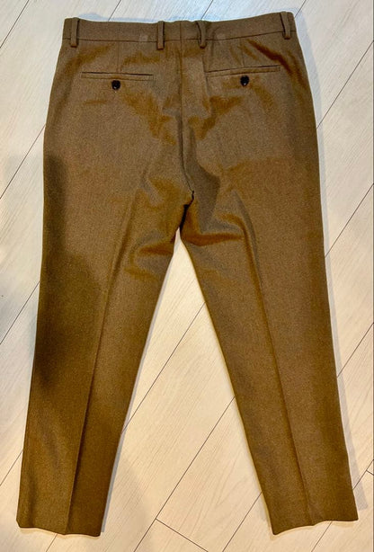 Maison Martin Margiela14 Wool Slacks in Mocha Beige #QYA3FH