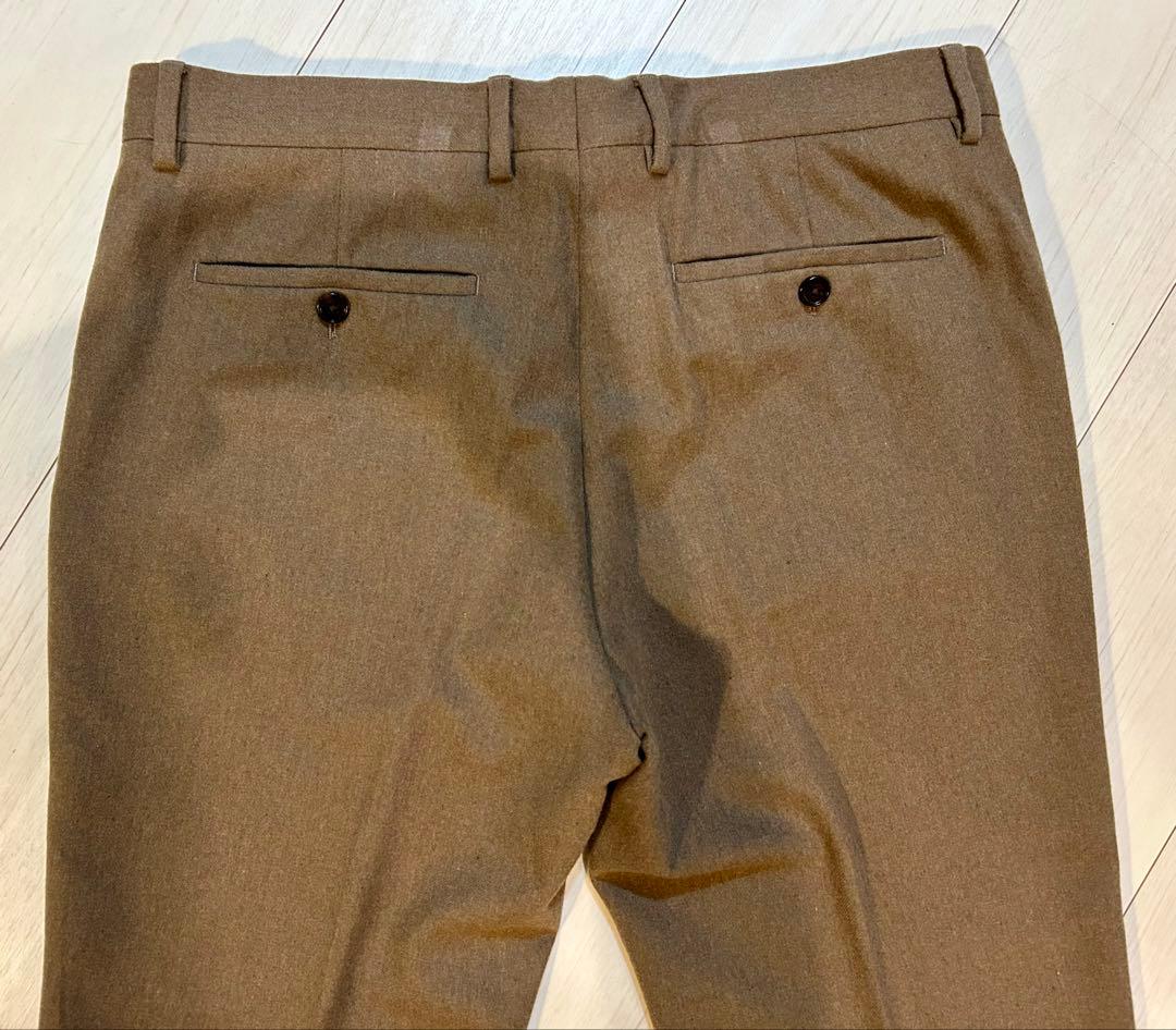 Maison Martin Margiela14 Wool Slacks in Mocha Beige #QYA3FH