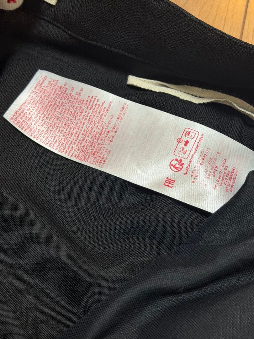 44 MARNI TROPICAL WOOL TROUSERS cargo pants #QY7AWF