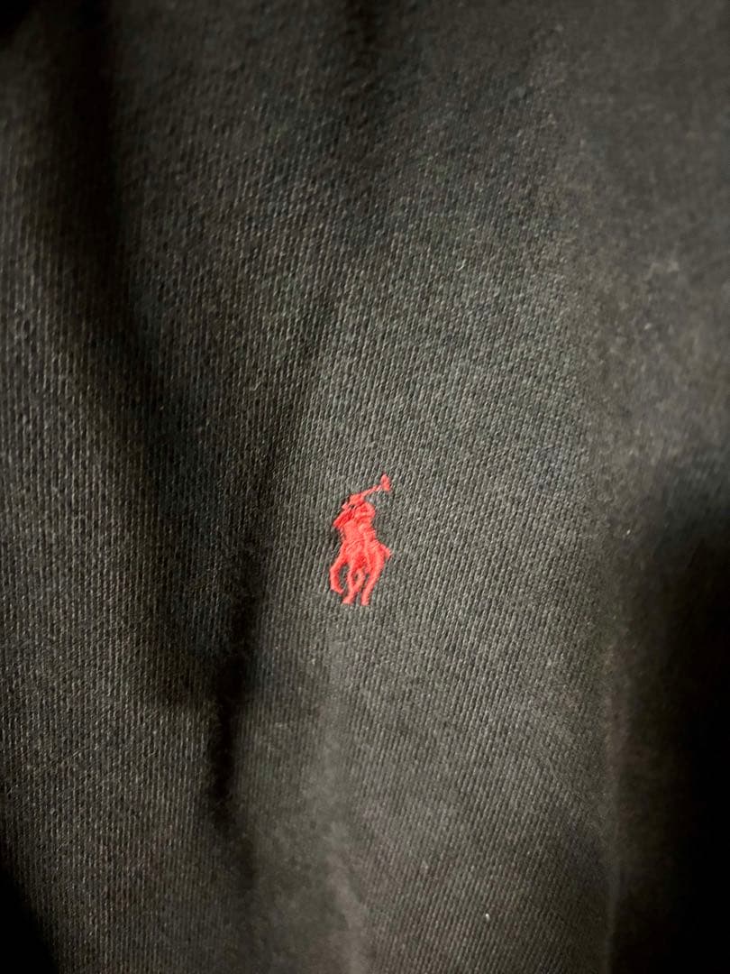 Ralph Lauren Black Zip-Up Hoodie #QYAY90