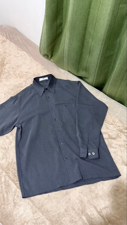 BALENCIAGA Shirt Gray Stripes #QY4ALK