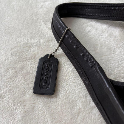 COACH Vintage Ergo Velvet Bag Black Rare Mint #QY43JM