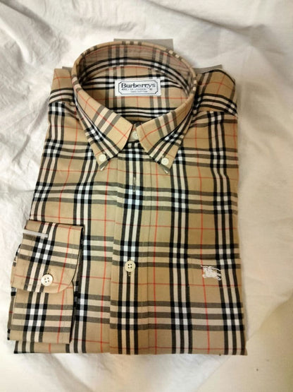 Burberry's checkered shirt, old #QYCNES