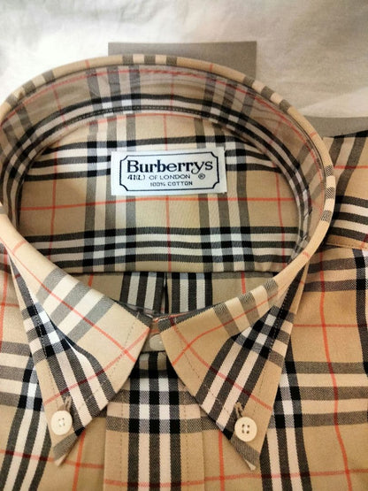 Burberry's checkered shirt, old #QYCNES