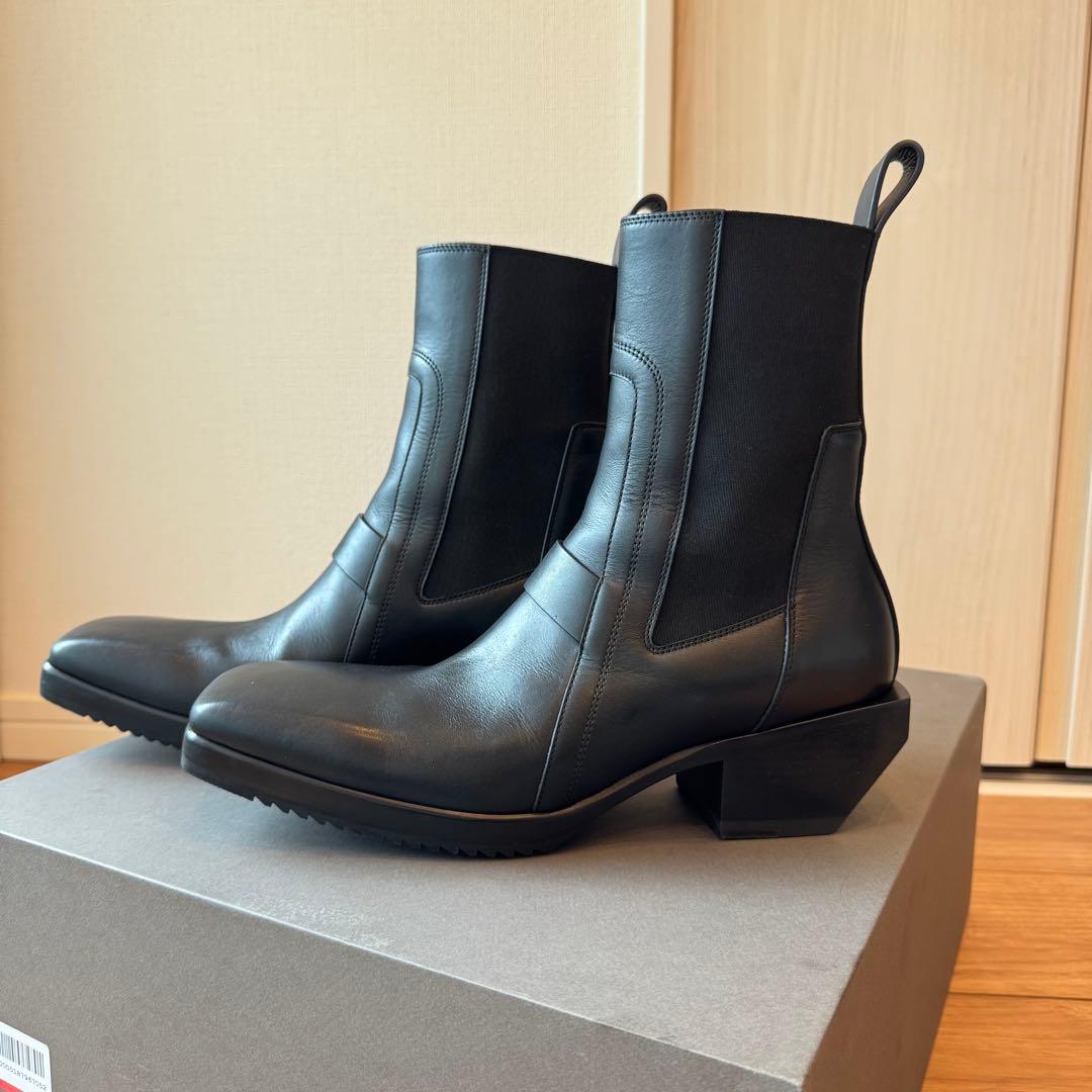RICK OWENS HEELED SLIVER BOOTS 39 #PC12NZ