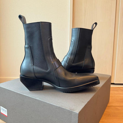 RICK OWENS HEELED SLIVER BOOTS 39 #PC12NZ