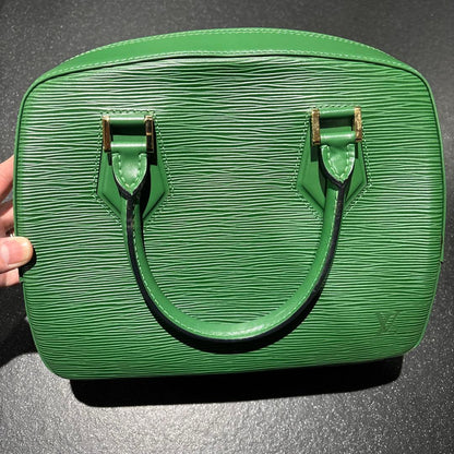 Louis Vuitton Epi Sablon Mini Boston Handbag M52044 Green #QY25J4