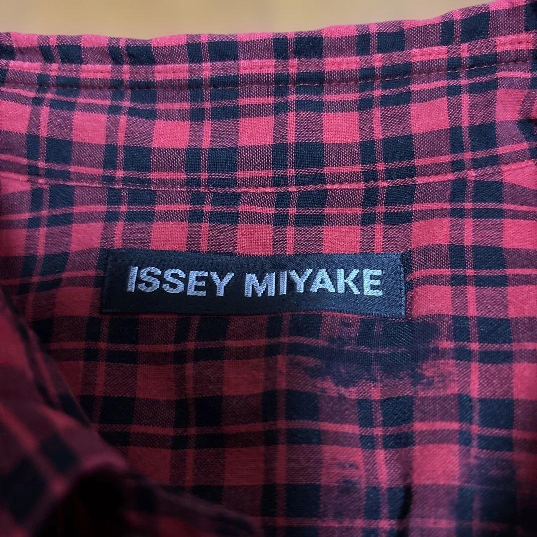ISSEY MIYAKE Checkered Shirt Size 2 #QYBKX1