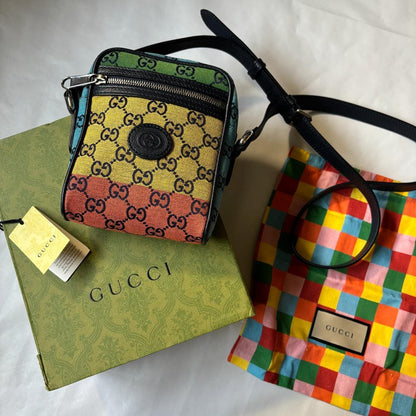 GUCCI Multicolor Shoulder Bag Leather #QYAPUN