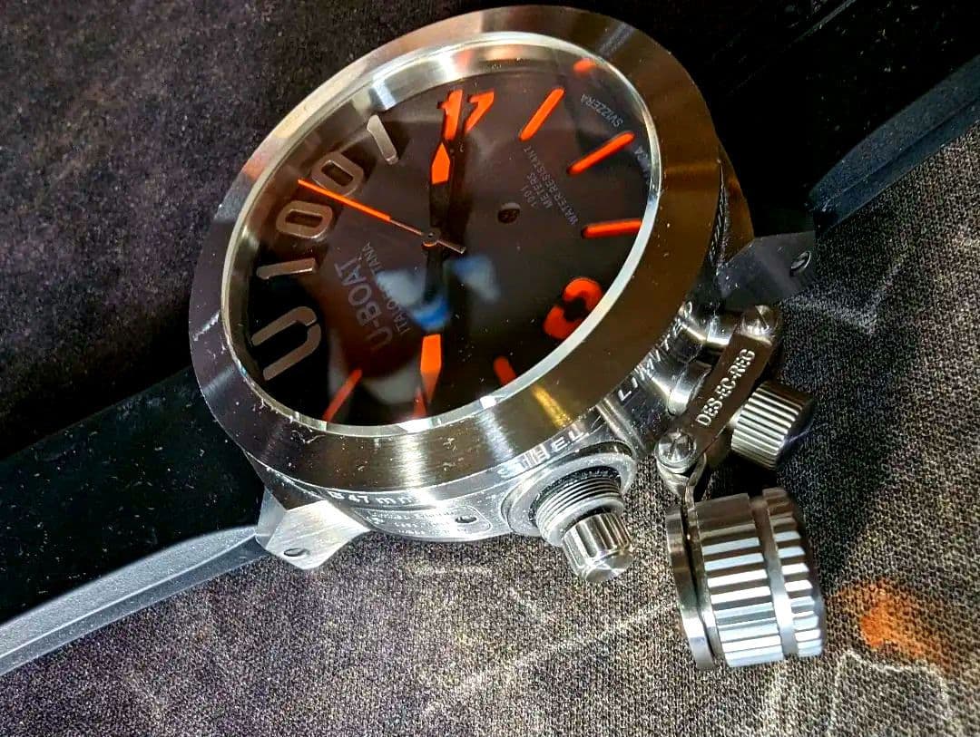 U-BOAT Classico 1001m Diver Limited Edition Auto Orange Dial #QYKM41