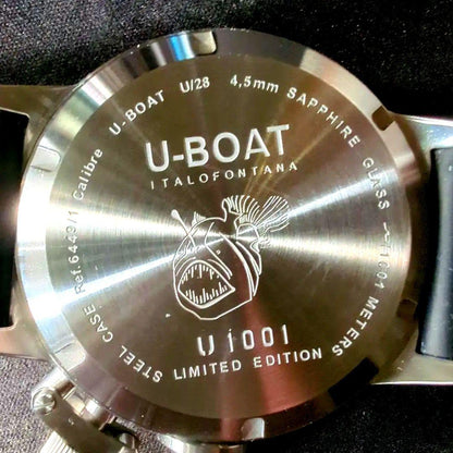 U-BOAT Classico 1001m Diver Limited Edition Auto Orange Dial #QYKM41
