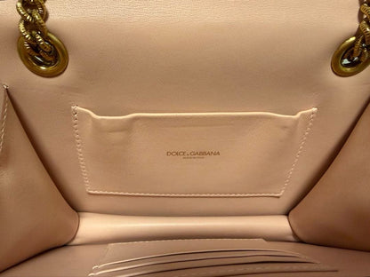 DOLCE & GABBANA Pink Heart Chain Bag #QY25N8
