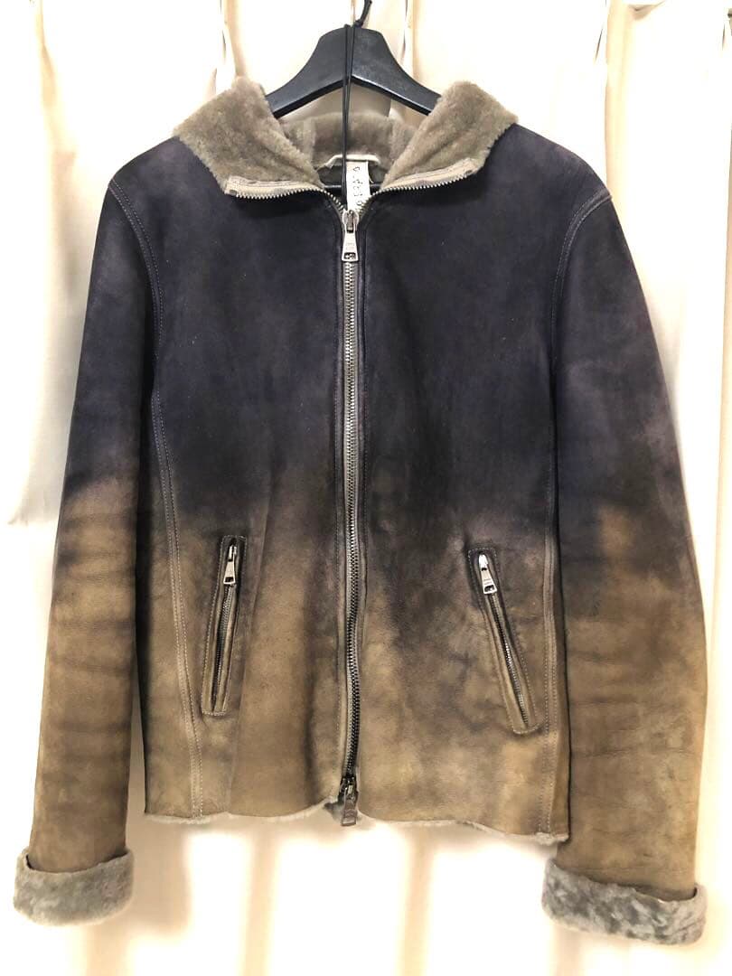 Giorgio Brat Mouton Hooded Jacket Size S #QYFG9K