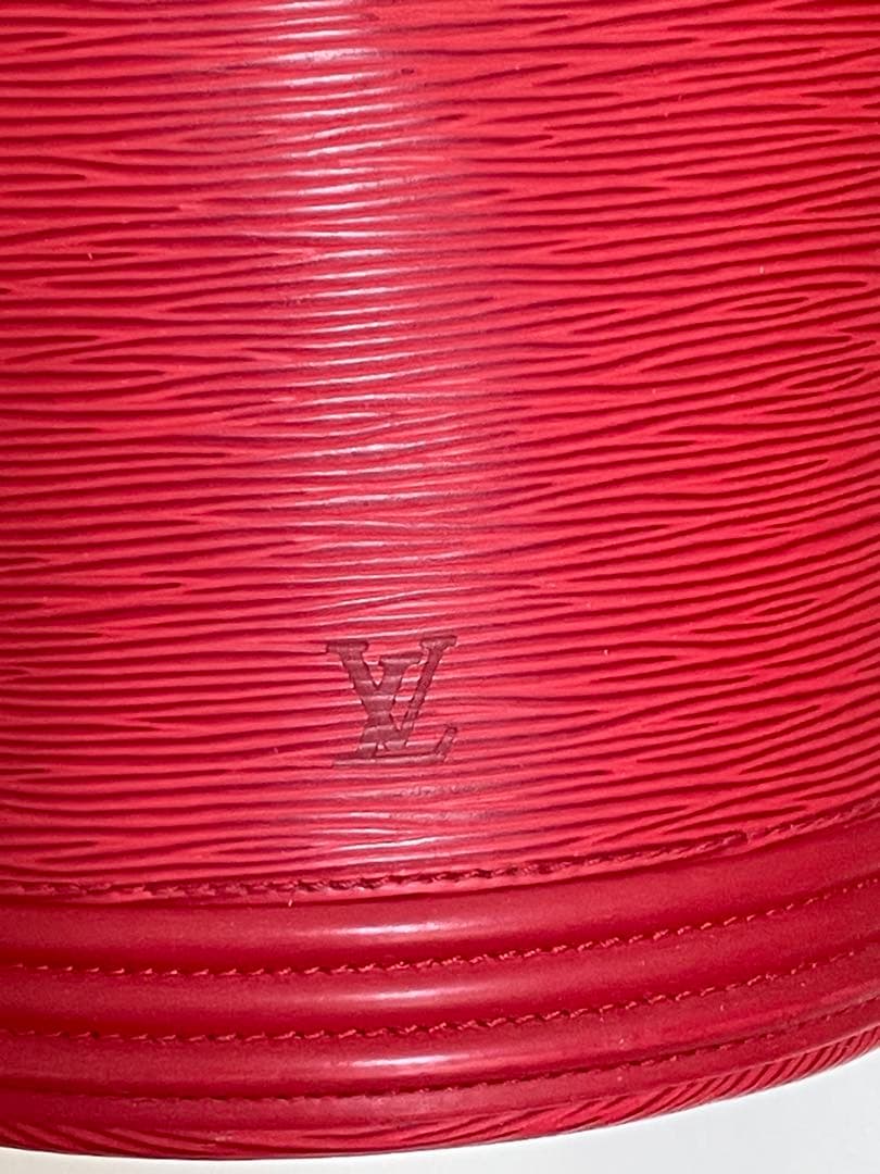 Louis Vuitton Cannes Epi Leather Vanity Bag Red Gold Hardware #QY38BQ